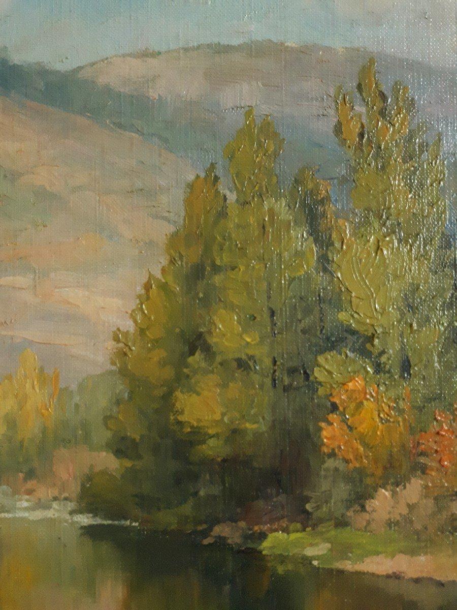 Autumn Landscape, Original Oil on Canvas, Impressionist style 4