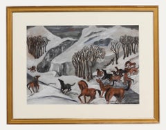 B. Monks  - 20th Century Oil, Wild Horses
