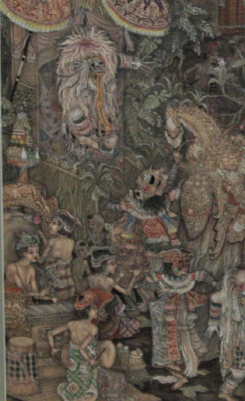 Balinese Folk Festival - Folk Art Painting by Unknown