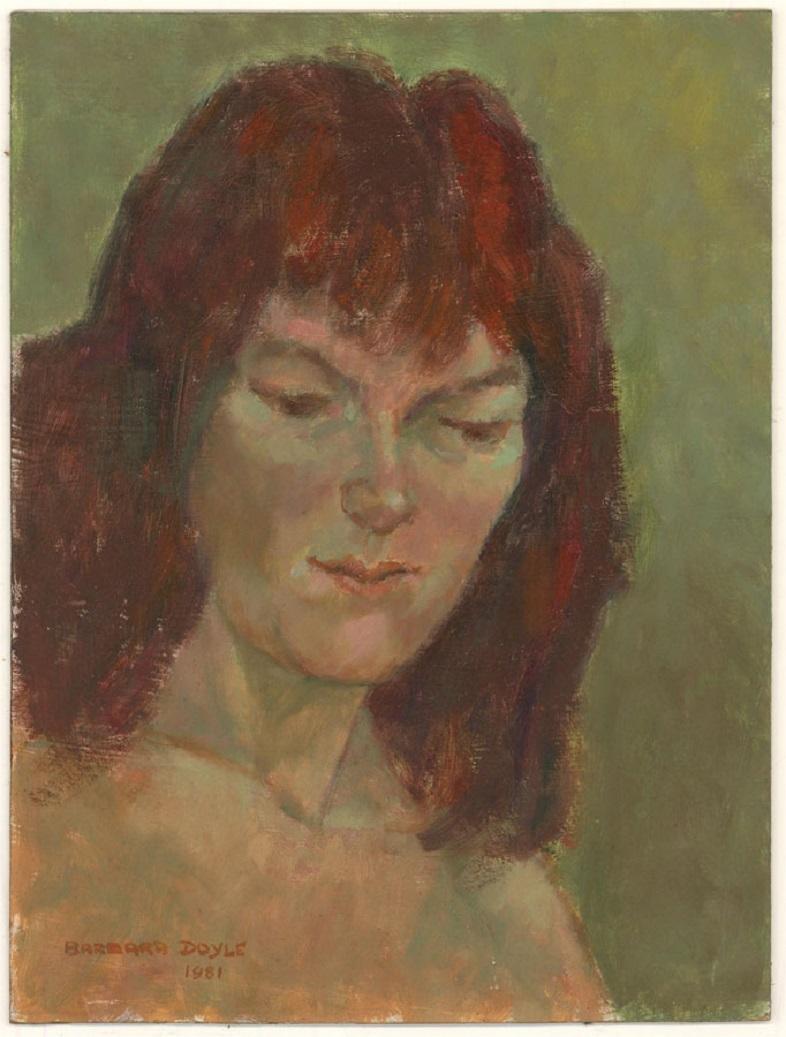Barbara Doyle (b.1917) - 1981 Oil, Jennie - Painting by Unknown