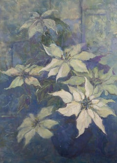 Barbara Doyle (b.1917) - 1993 Oil, Freda
s Poinsettia
