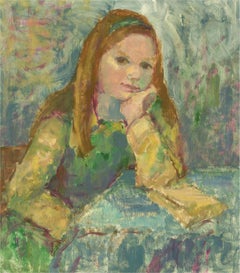 Barbara Doyle (b.1917) - Contemporary Oil, A Knowing Smile