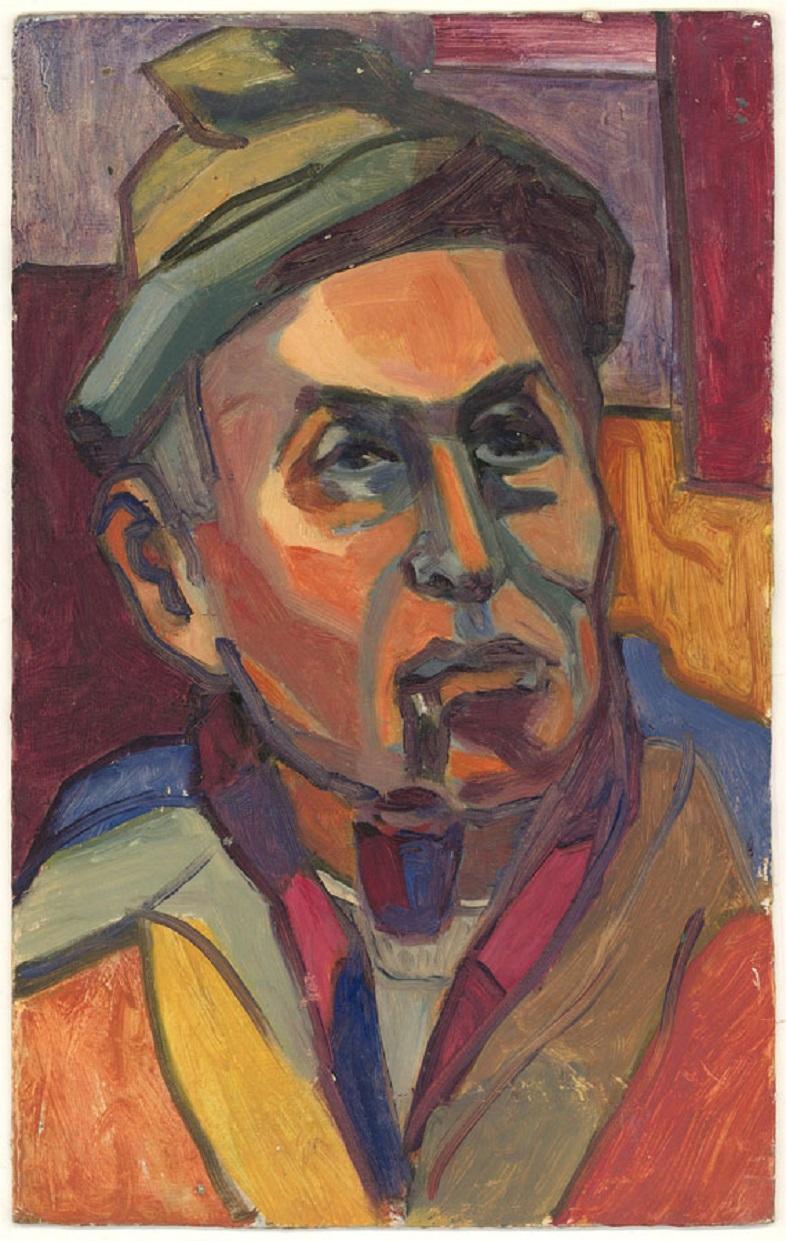 Barbara Doyle (b.1917) - Contemporary Oil, Fauvist Male - Painting by Unknown