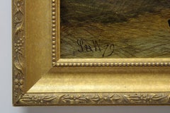 19th C. Barnyard Interior Scene