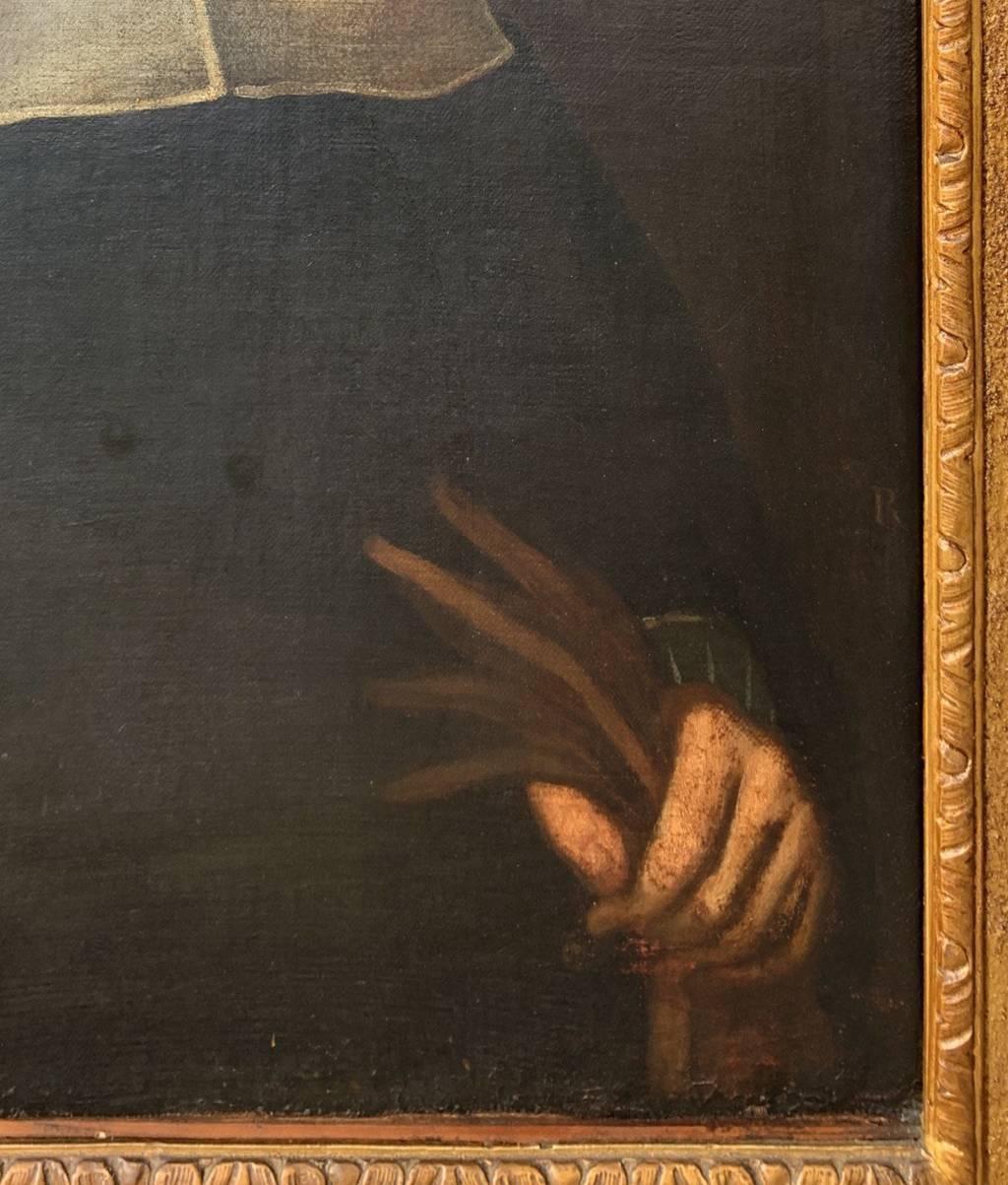Maestro europeo (s. XVII-XVIII) - Retrato de un noble.

81 x 65 cm sin marco, 100,5 x 83,5 cm con marco.

Antigua pintura al óleo sobre lienzo, en un marco de madera tallada y dorada.

Informe de estado: Lona forrada. Buen estado de conservación de