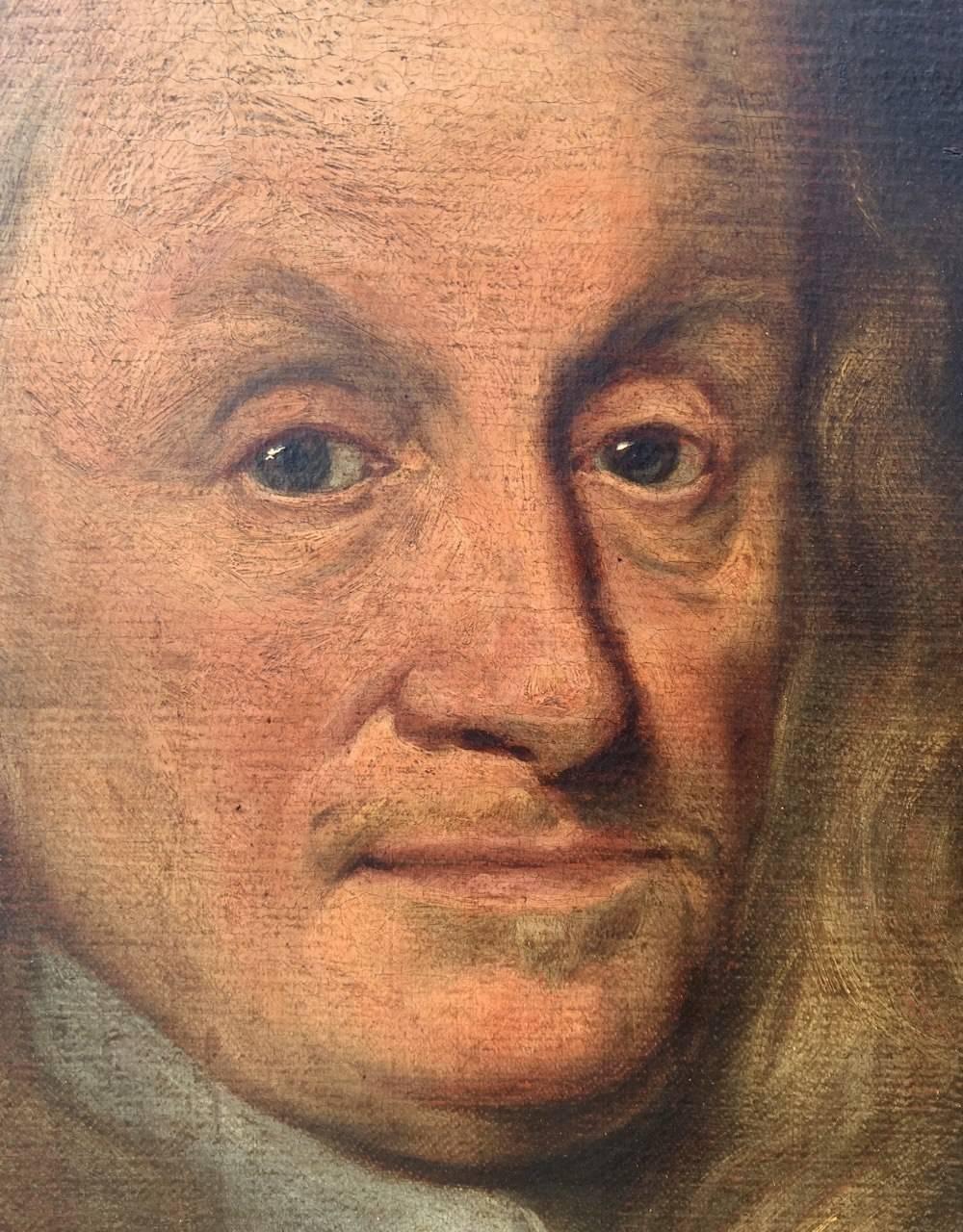 Maestro Barroco Europeo - pintura de figuras de finales del siglo XVII - Retrato de Noble en venta 1