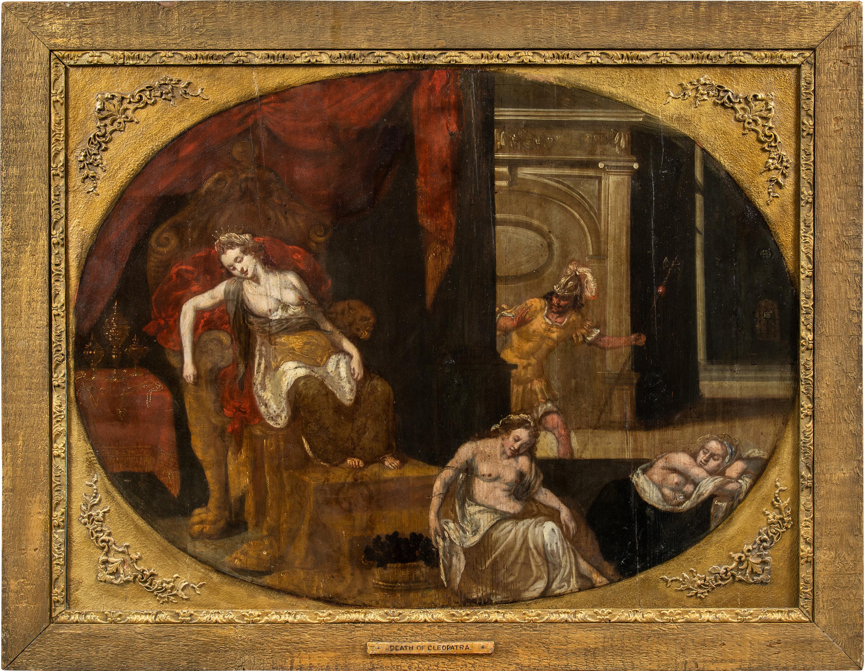 Baroque Flemish painter - 17th century figure painting - Death Cleopatra