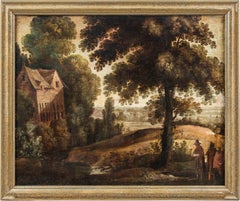 Peintre flamand baroque - peinture de paysage du 17e siècle - Paul Bril