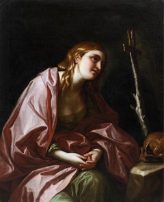 Baroque Italian master - 17th century figure painting - Mary Magdalene