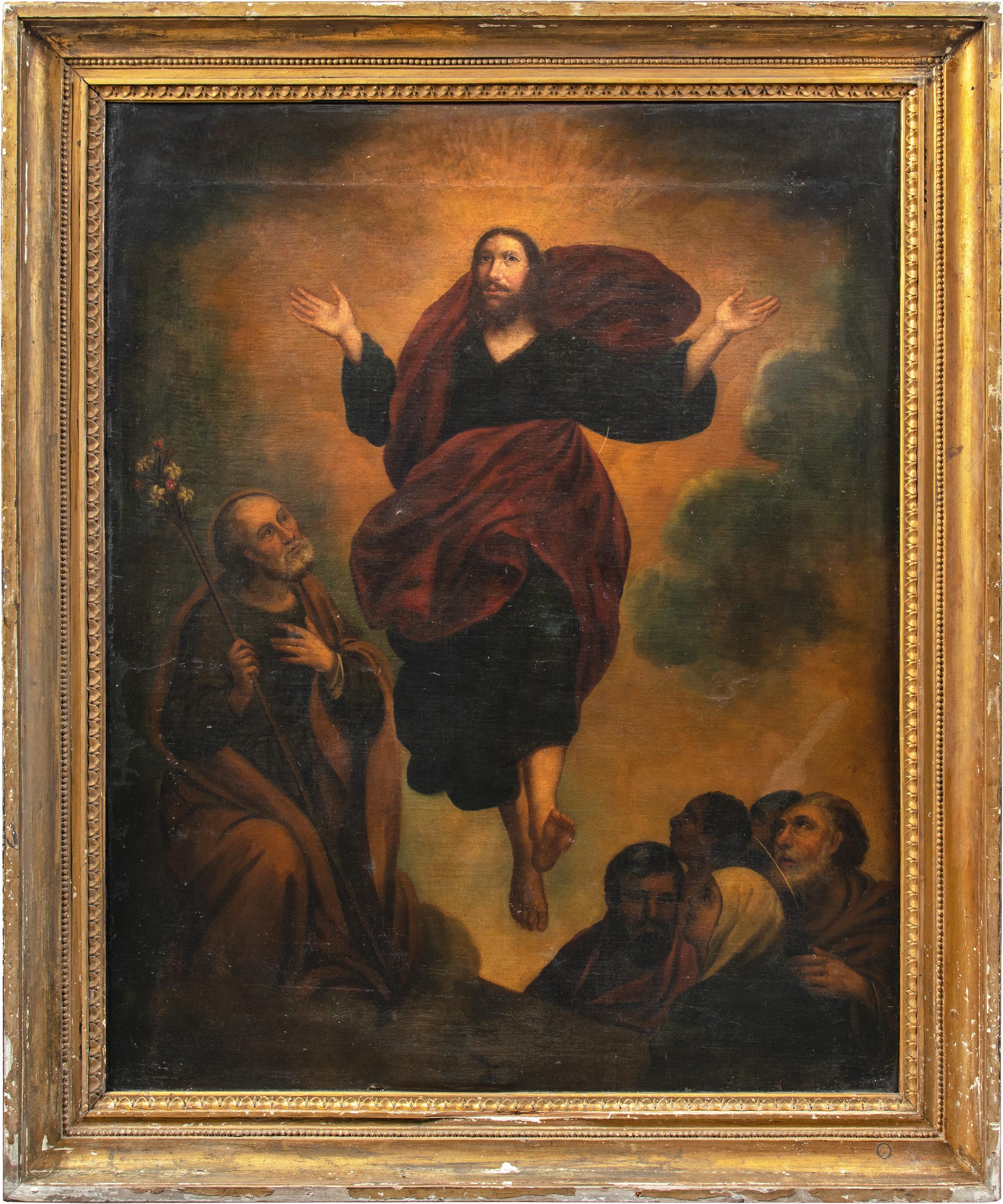 Baroque Italian master - 17th century figure painting - Resurrection Christ 