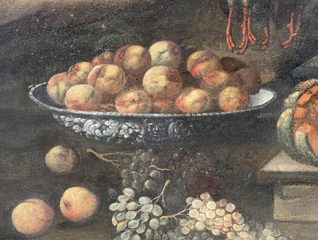 Maestro barroco italiano - Pintura de principios del siglo XVII - Bodegón Interior 3