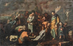  Italienischer Barockmaler – Figurenmalerei des 17. Jahrhunderts – Deposition 