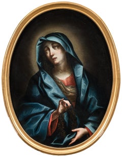 Baroque Italian painter - 17th century figure painting - Virgin Child