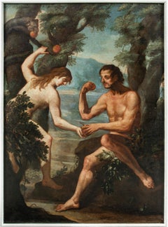 Pittore barocco italiano - Pittura di figura del 18° secolo - Adams ed Eva