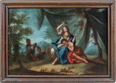 Baroque Italian painter - 18th century figure painting - Samson Delilah