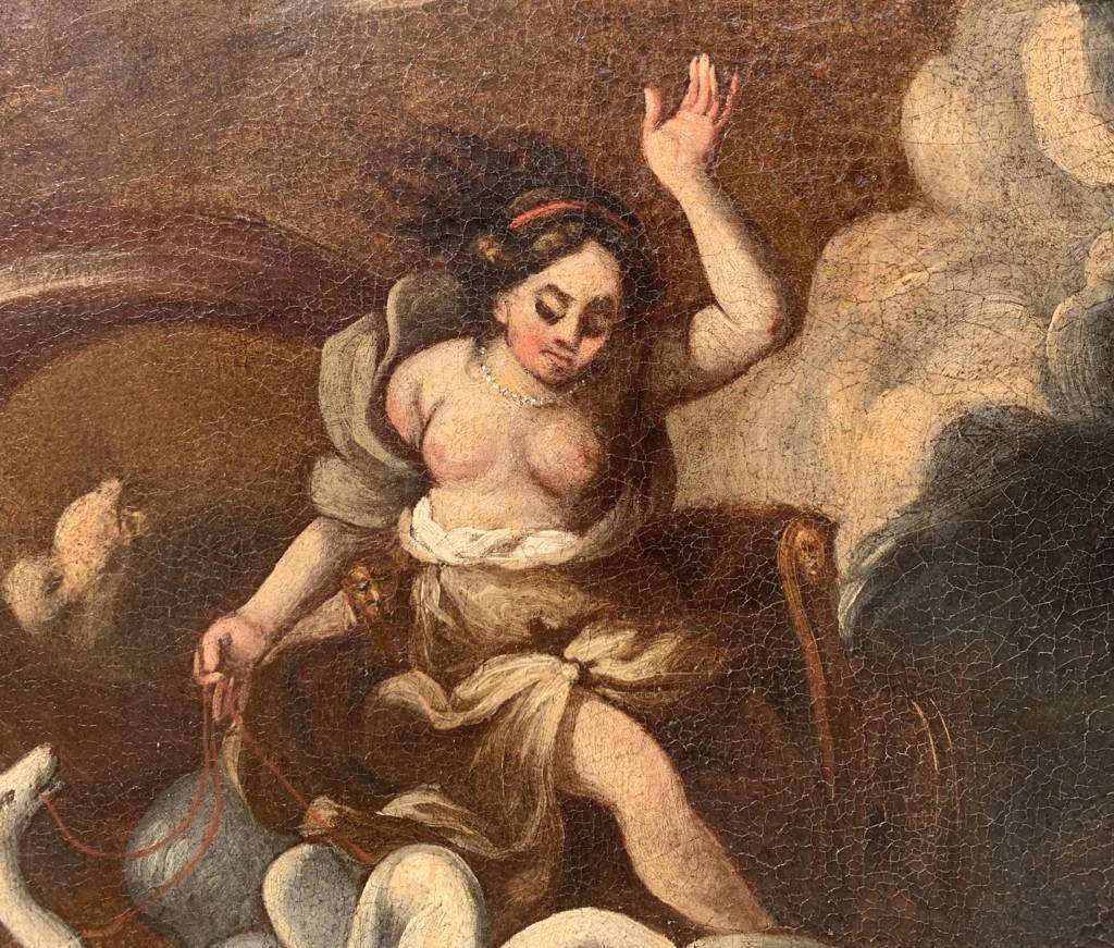 Peintre italien baroque - Début du XVIIIe siècle - Vénus et Poséidon 7