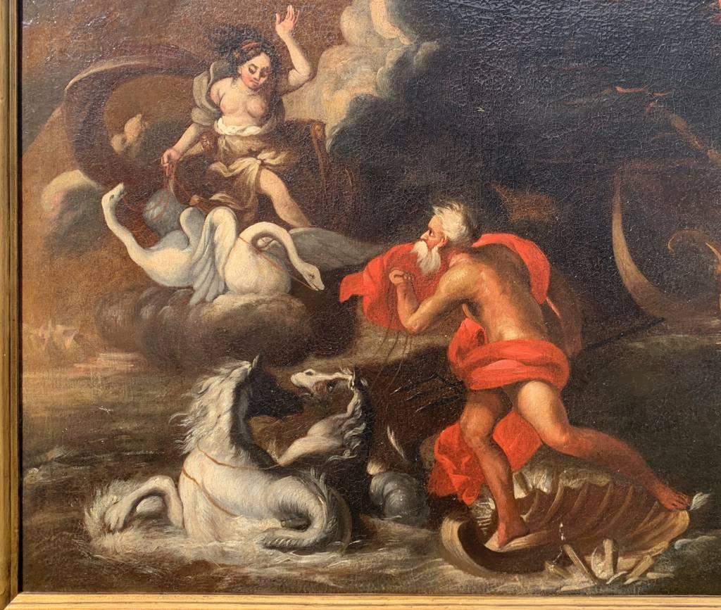 Peintre italien baroque - Début du XVIIIe siècle - Vénus et Poséidon 1