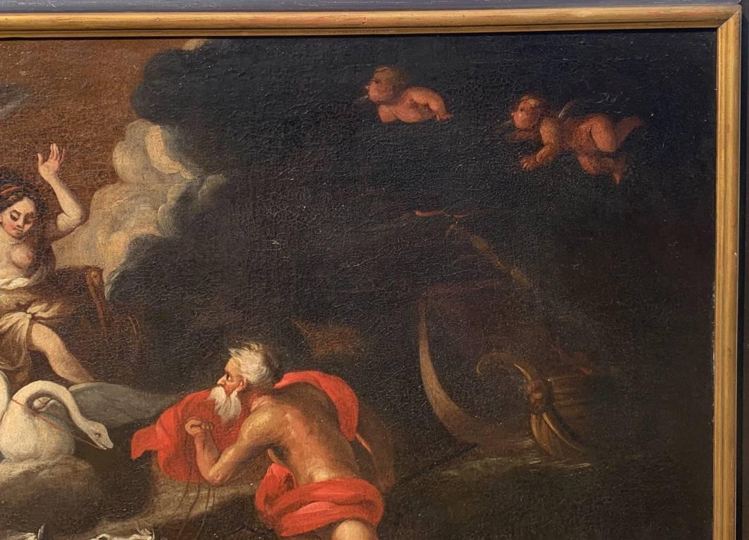 Peintre italien baroque - Début du XVIIIe siècle - Vénus et Poséidon 3