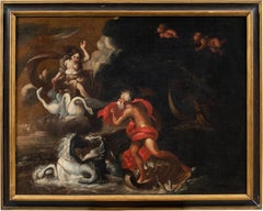 Baroque Italian painter - Early 18th century figure painting - Venus & Poseidon