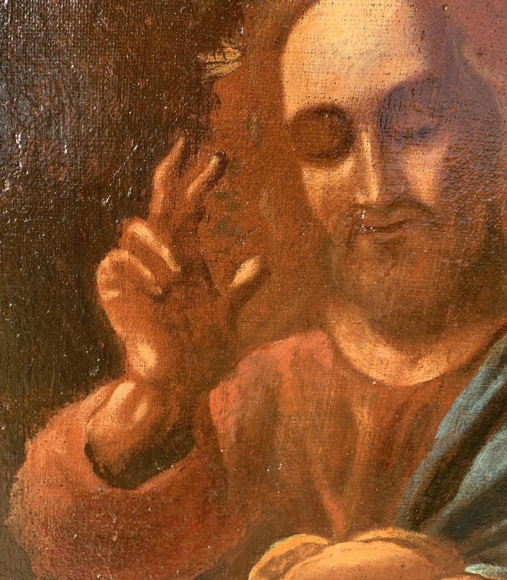 Baroque master (Italian school) - 17th century figure painting - Emmaus supper 5