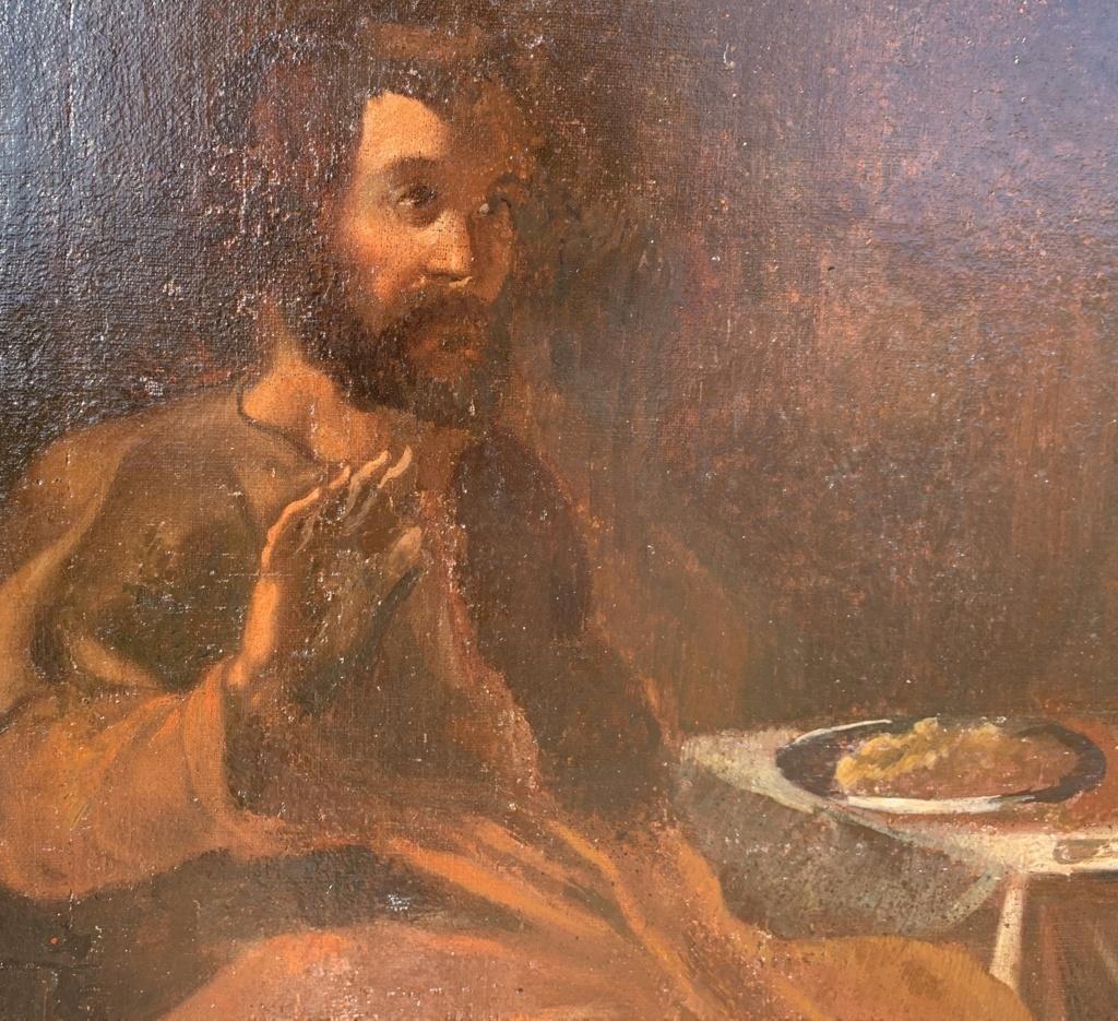 italian artist of the baroque school who painted supper of emmaus