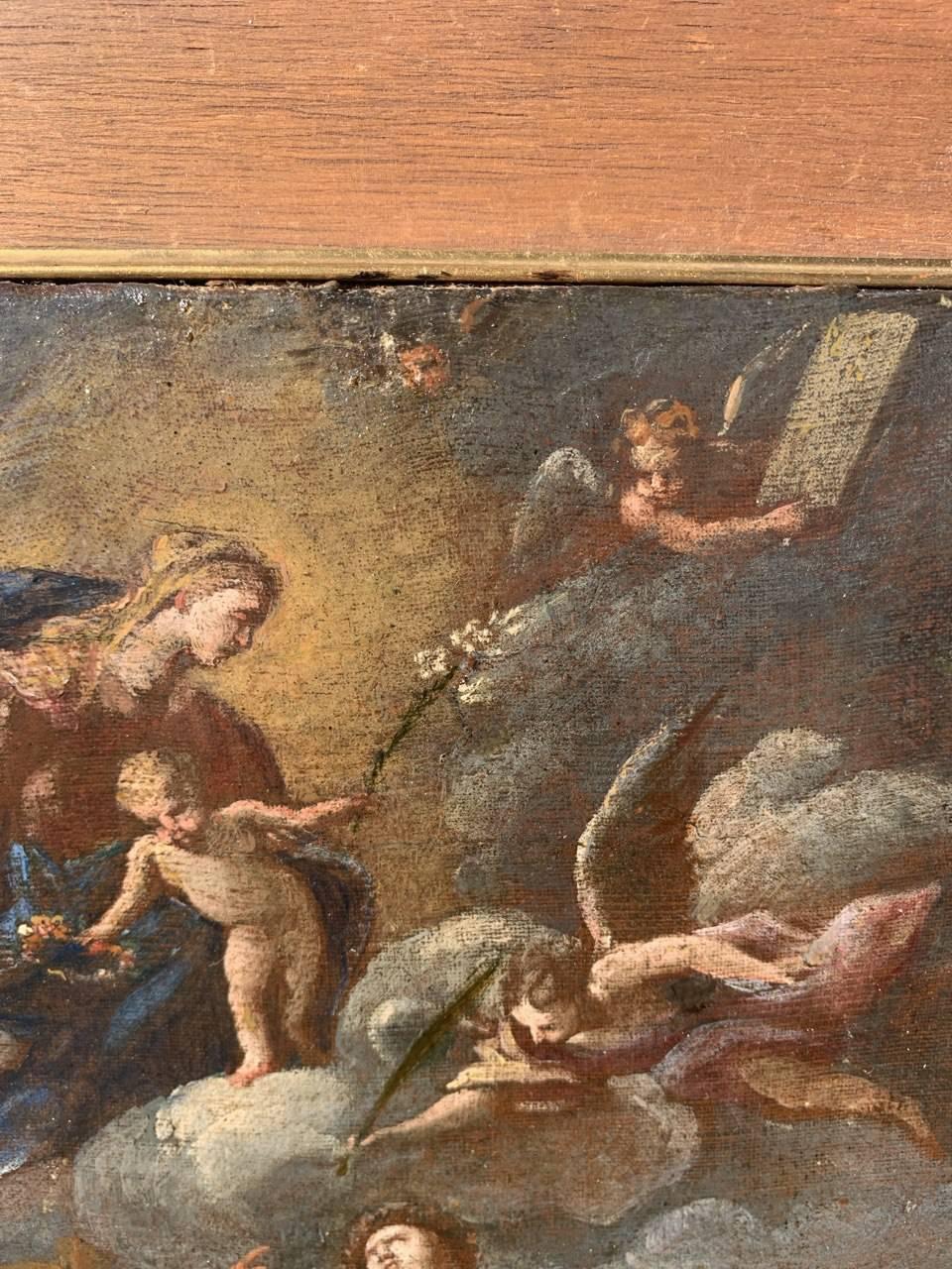 Neapolitanischer Meister des Barock – Figurenmalerei des 17. Jahrhunderts – Martyrdom St. Agatha im Angebot 3
