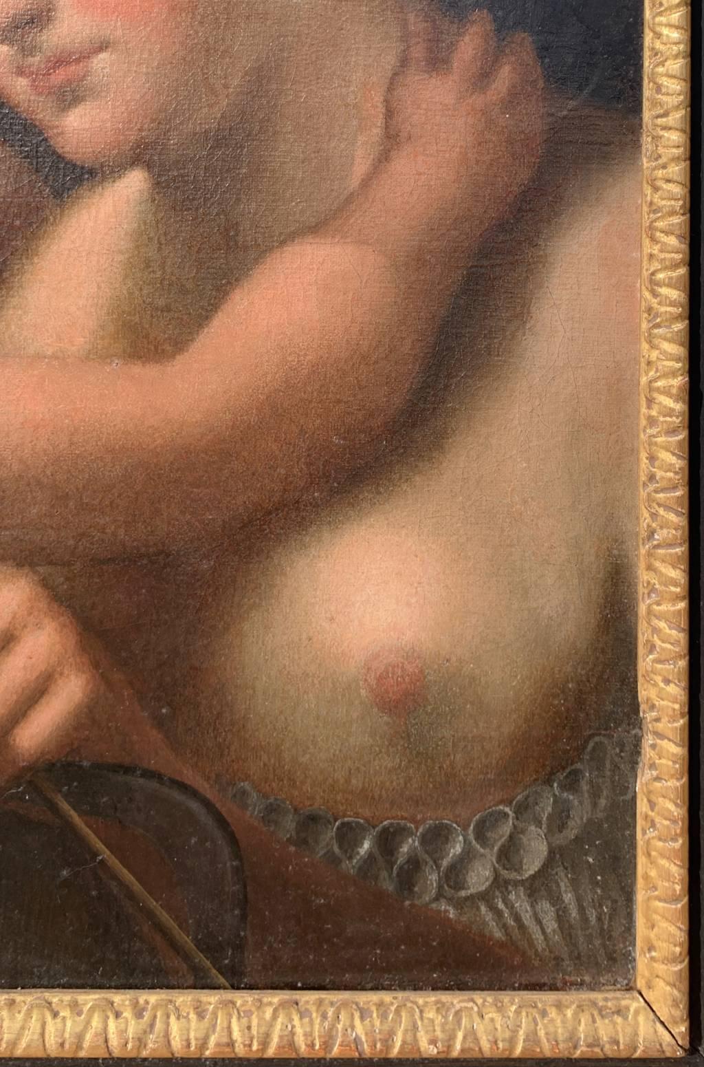 Baroque Venetian painter - 17th century figure painting - Venus Cupid  3