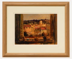 Barry E. Paine (b.1932) - 1996 Oil, Studio Window