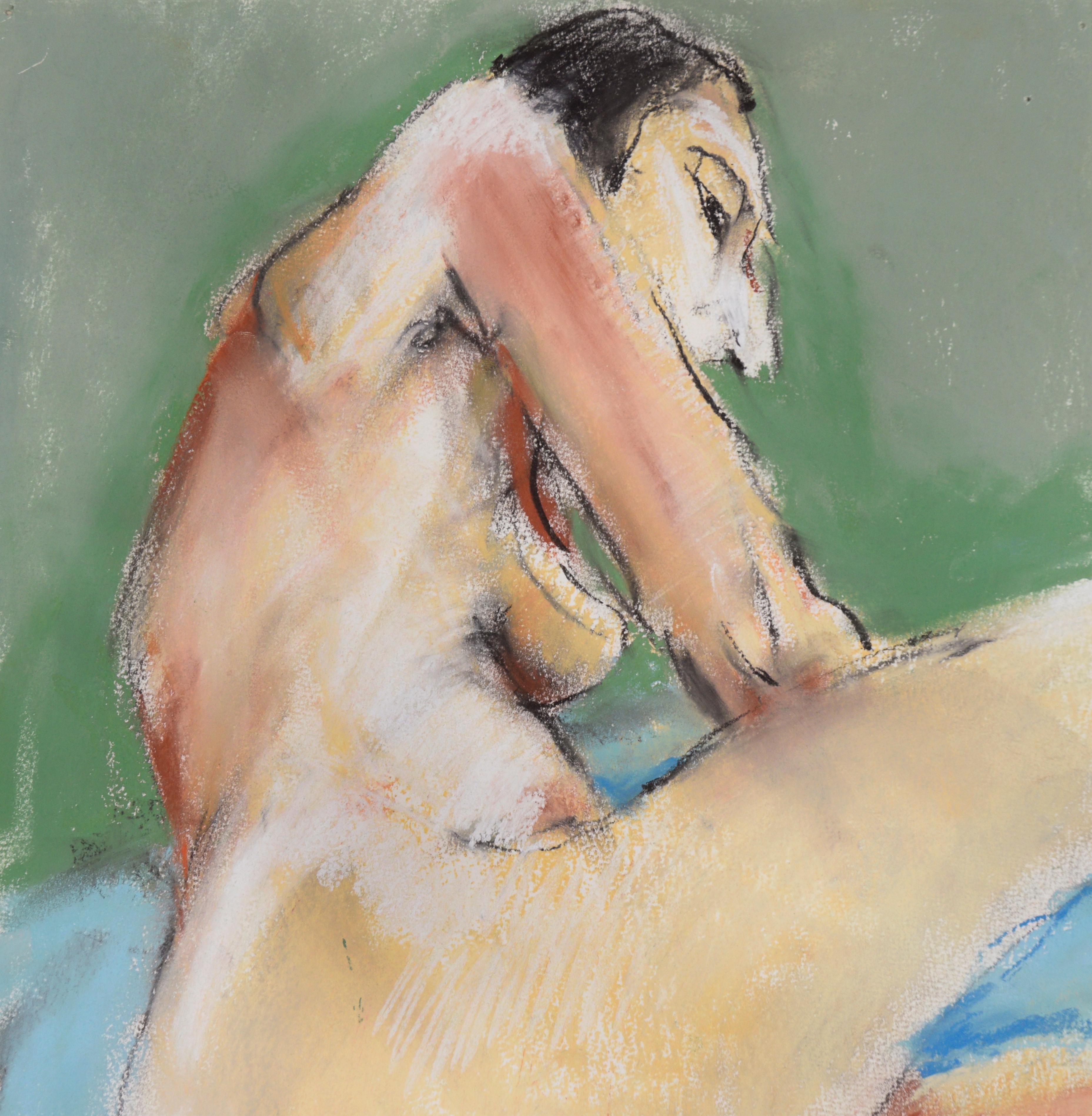 Bay Area Abstract Expressionist - Nude Study Of A Woman For Sale 1