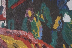 Bay Area Figurative Movement -- Impasto Berkeley Landscape