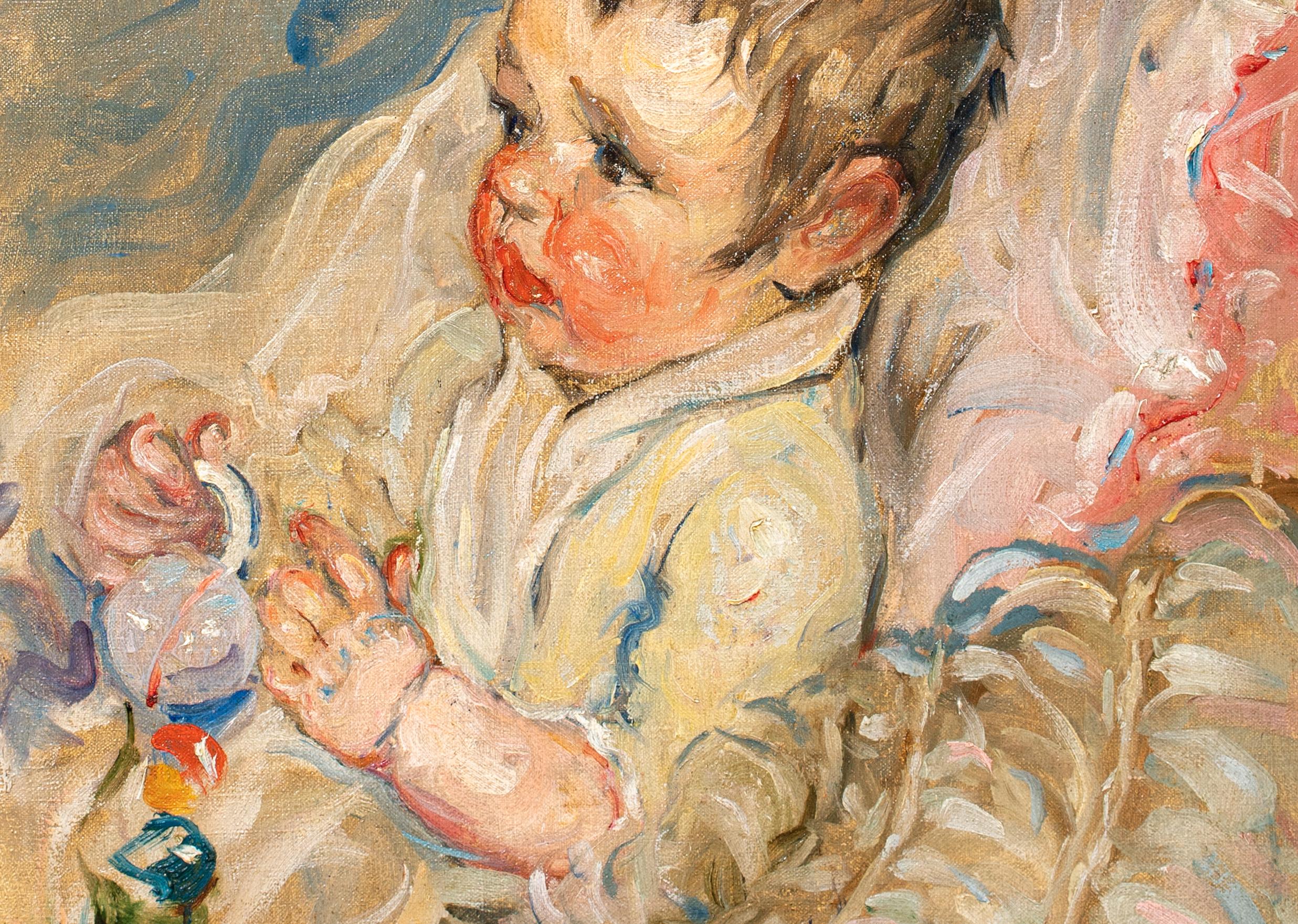 Bébé et hochet, XIX secolo - Berthe Morisot (1841-1895) 3