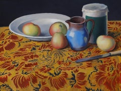 Benjamin Coria (1888-1942) - Framed Mid 20th Century Oil, Still Life with Apples
