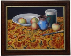 Benjamin Coria (1888-1942) - Framed Mid 20th Century Oil, Still Life with Apples