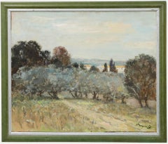 Benno Breyer (1939-2013) - Framed 20th Century Oil, Landscape in Provence
