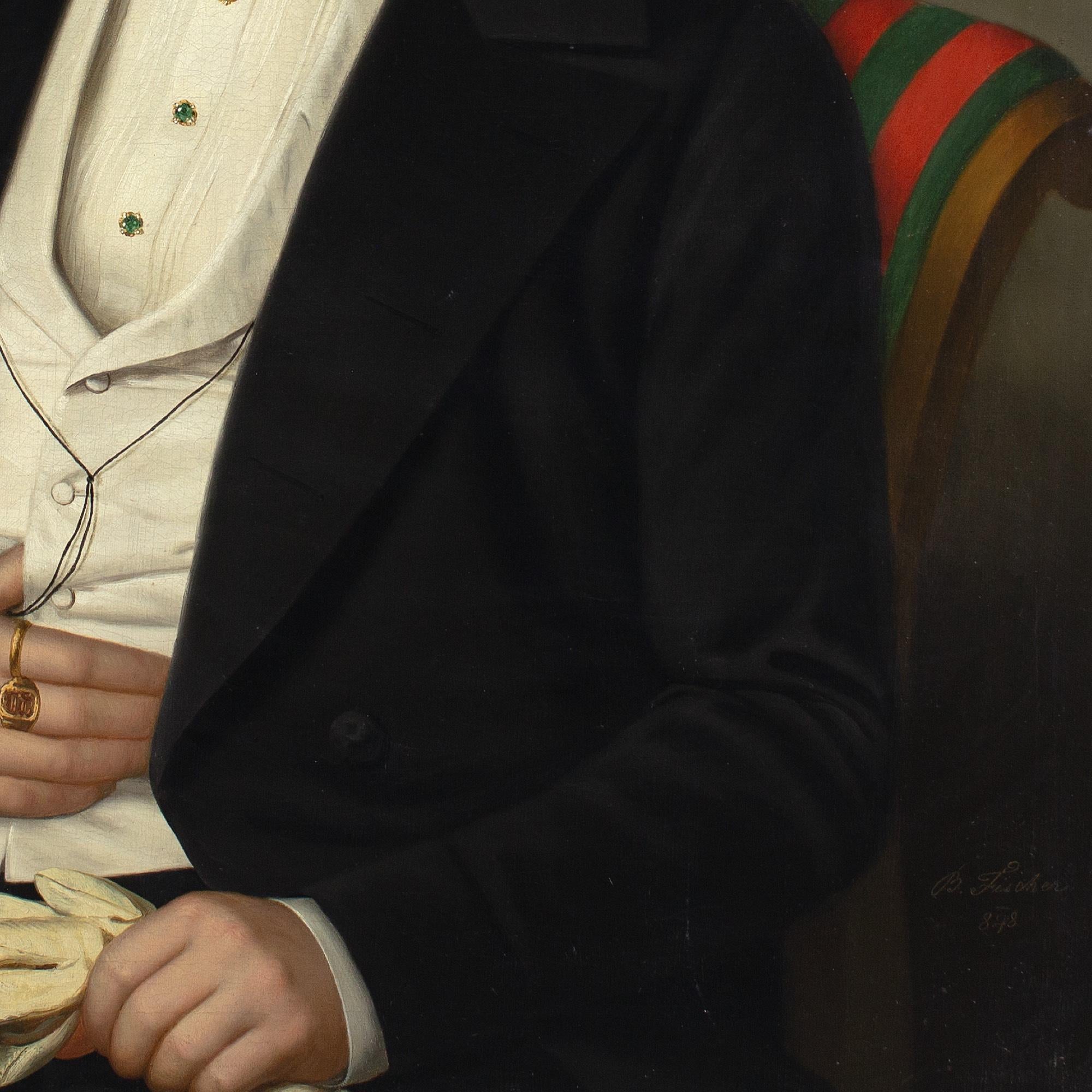 Benno Fischer, Portrait Of A Seated Gentleman 4
