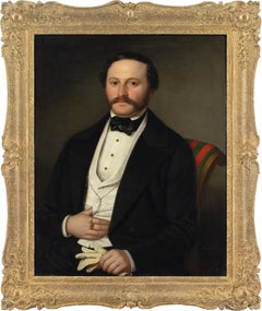 Antique Benno Fischer, Portrait Of A Seated Gentleman
