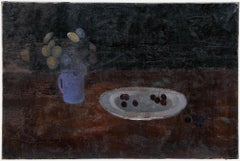 Bernard Myers (1925-2007) - 20th Century Oil, Still Life with Cherries