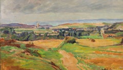 Bertrand Py (1895-1973) - Framed Mid 20th Century Oil, Summer Landscape