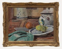 Bertrand Py (1895-1973) - Framed Oil, Still Life with Citrus Fruits Bertrand Py (1895-1973) - Framed Oil, Still Life with Citrus Fruits