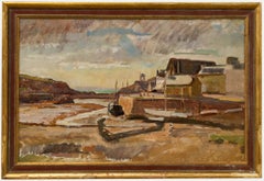Bertrand Py (1895-1973) - Mid 20th Century Oil, Port of Dahouet, Brittany