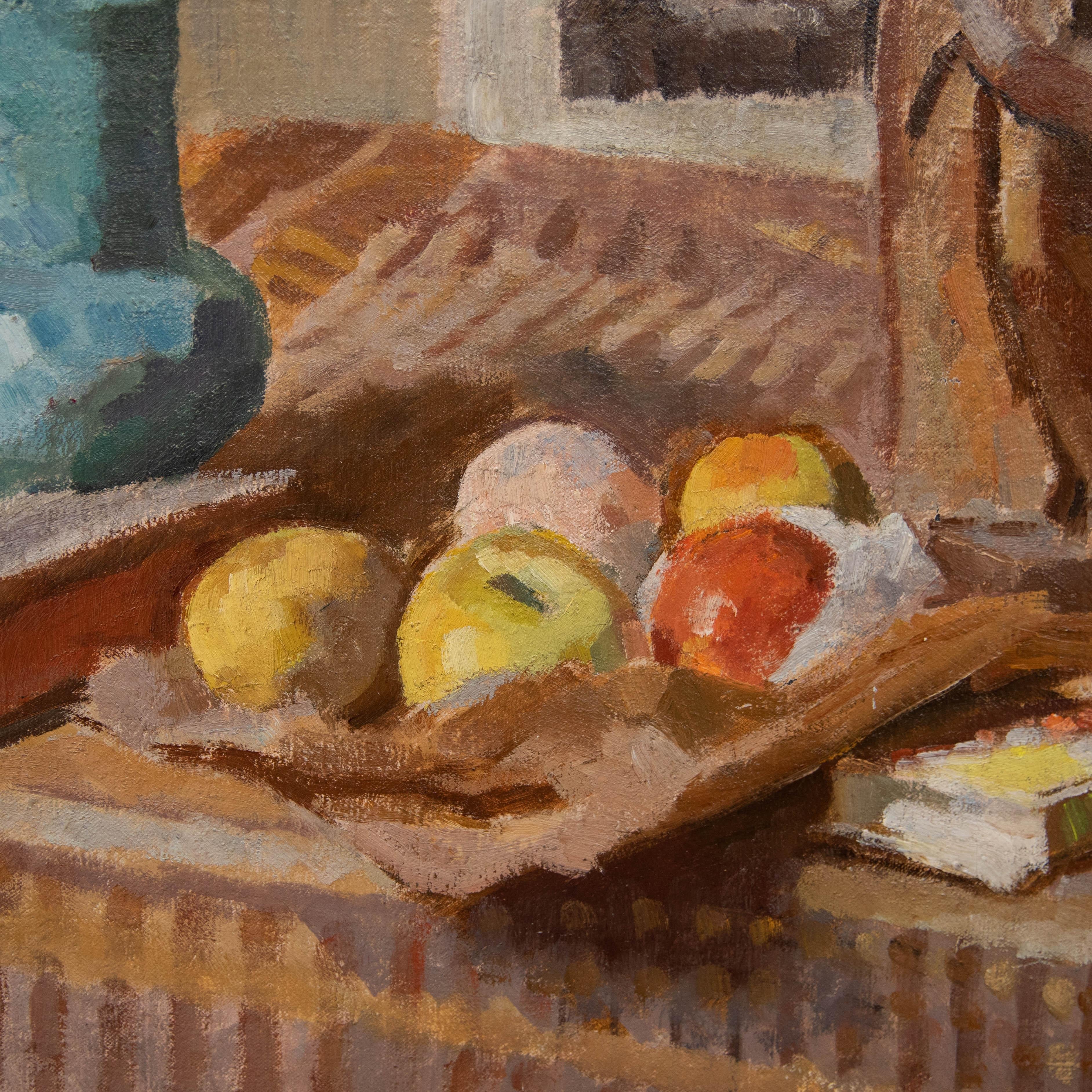 Bertrand Py (1895-1973) - Mid 20th Century Oil, The Atelier Table 2