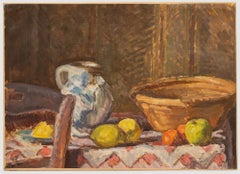 Bertrand Py (1895-1973) - Mid 20th Century Oil, The Empty Fruit Bowl