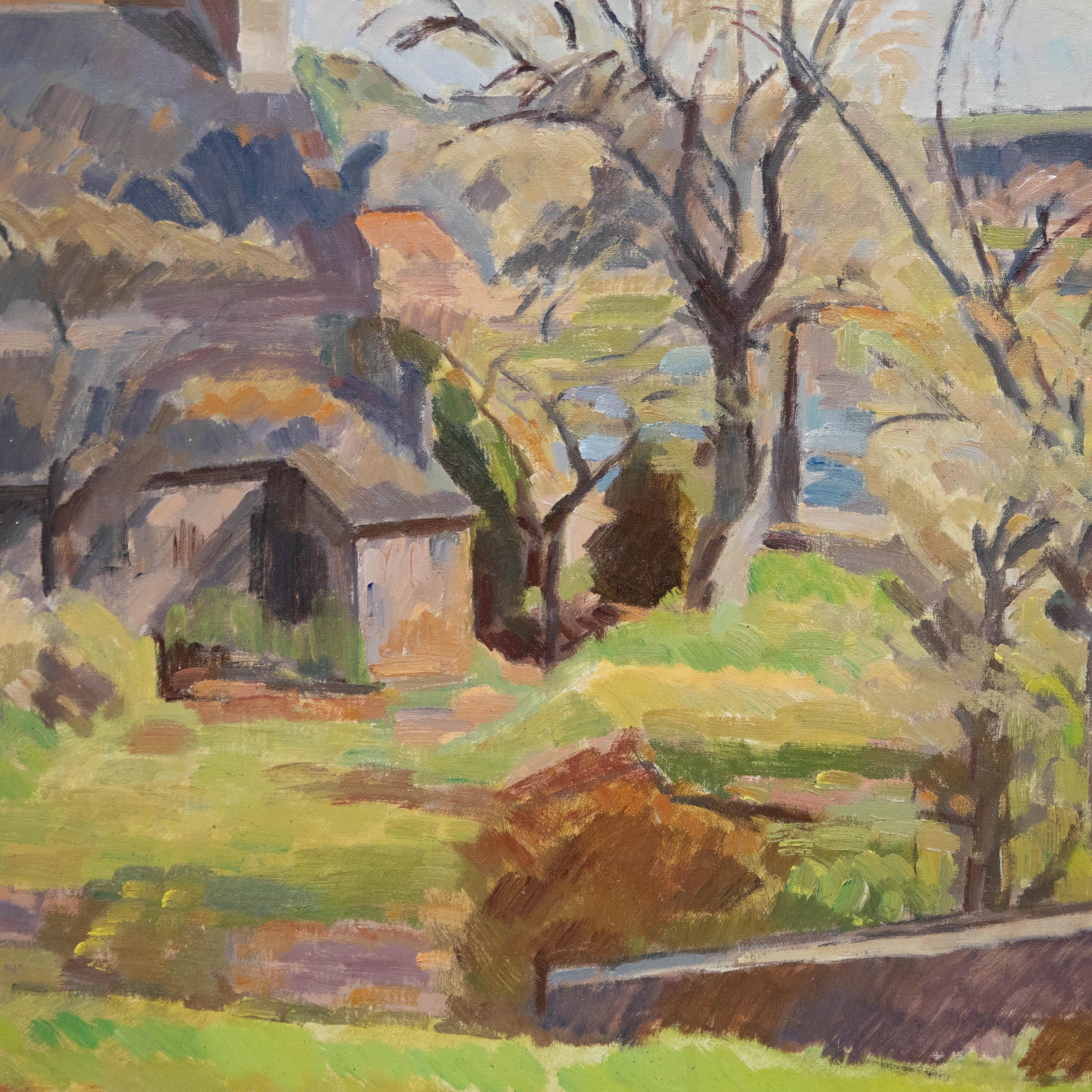 Signé en bas à droite. Sur toile sur châssis.
