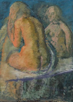 Betty Battiscombe (1916-2002) - 1946 Oil, Weeping Woman