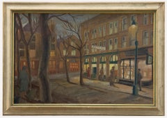 Betty M. Pritchard  - Mid 20th Century Oil, Outside the Vintage Shop