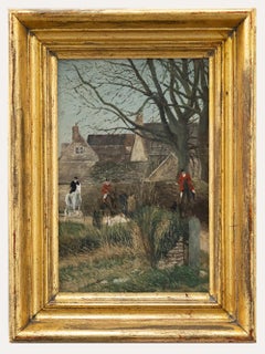 Betty Ryder - Gerahmtes Contemporary Oil, The Meet, Dorset