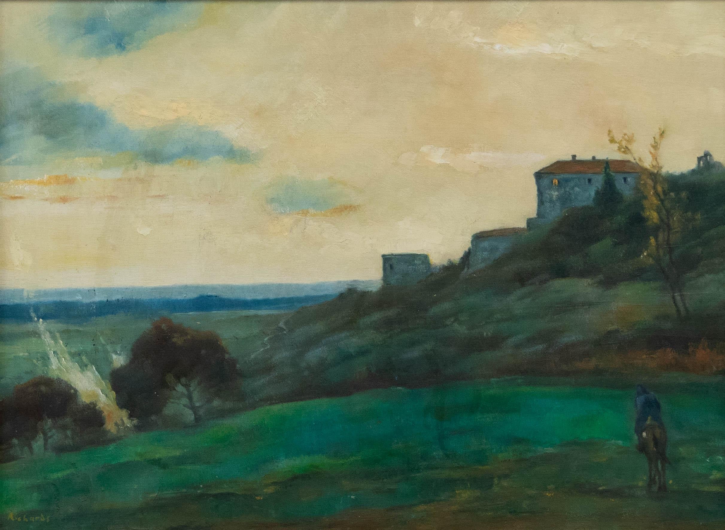 Beynon Richard - 1980 Oil, Homewards - Painting by Unknown