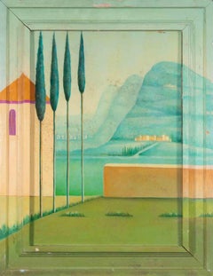Au-delà de la mer - Peinture à l'huile - années 1990