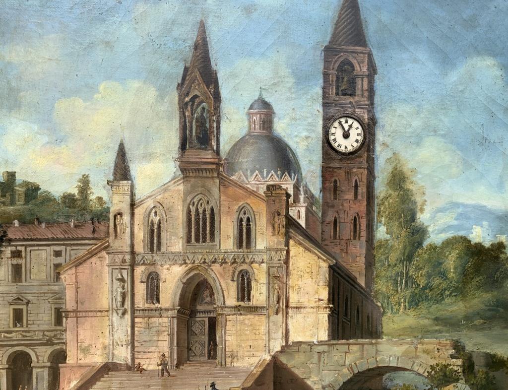 Biedermeier painter (Austrian school)- Early 19th century clock painting  - Old Masters Painting by Unknown