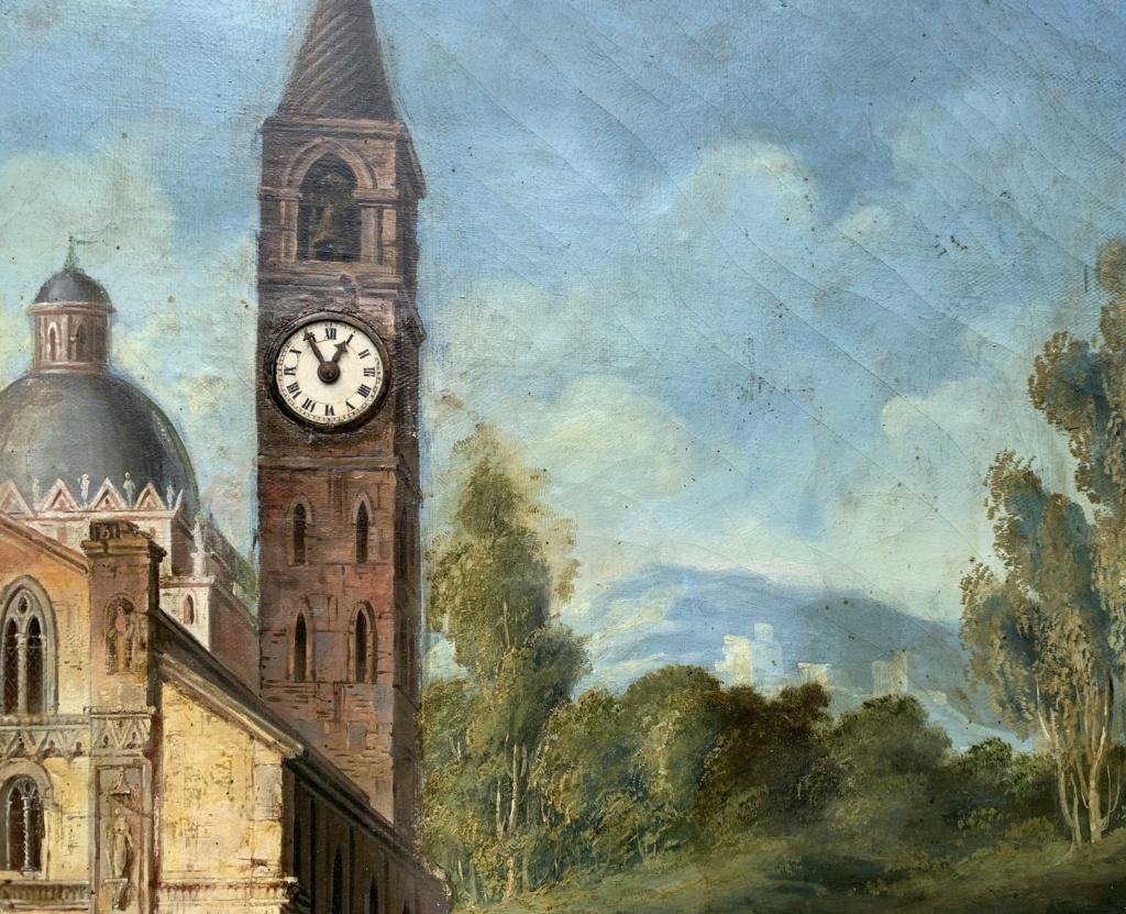 Biedermeier painter (Austrian school)- Early 19th century clock painting  2